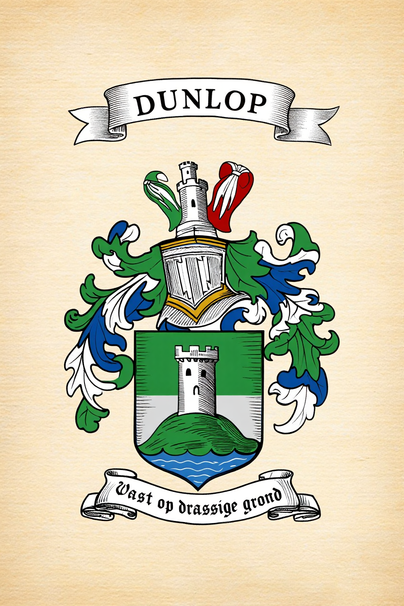 Familiewapen van de achternaam DUNLOP