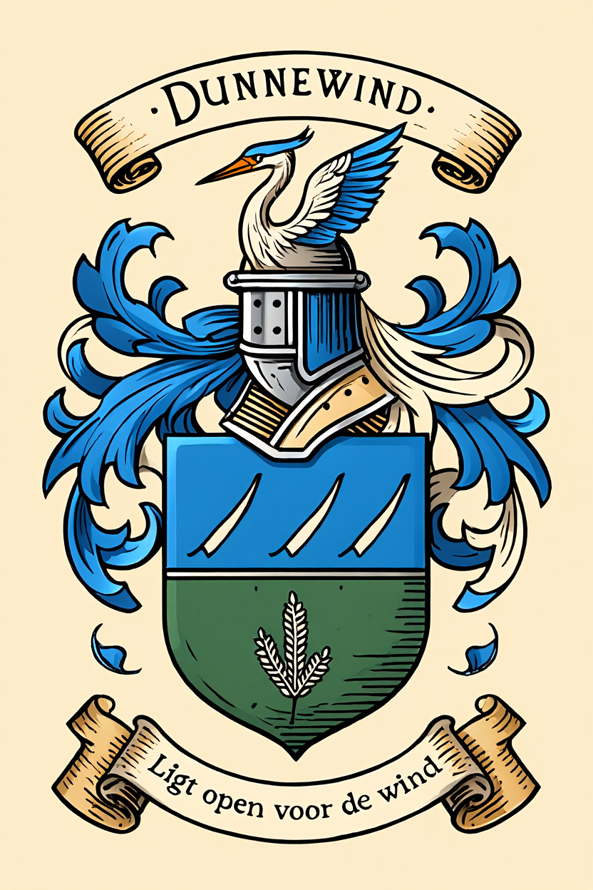 Familiewapen van de achternaam DUNNEWIND