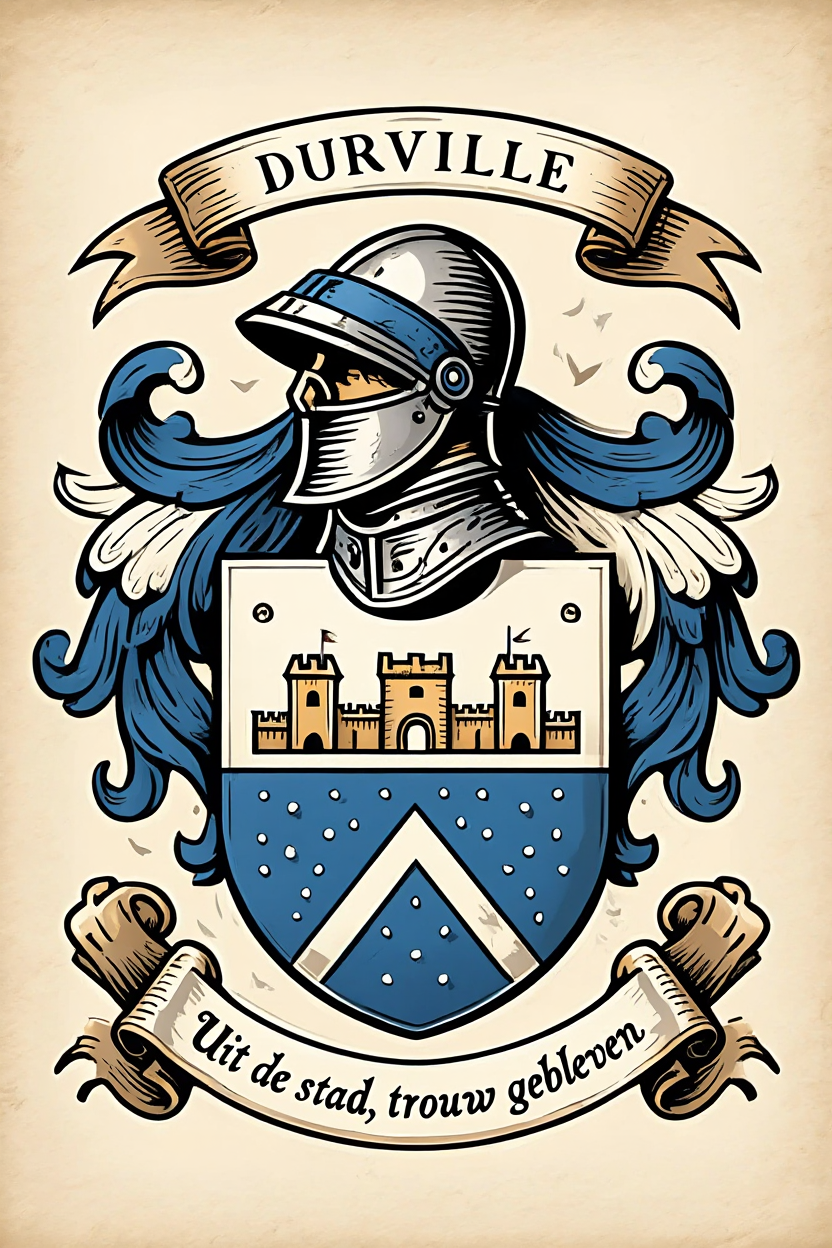 Familiewapen van de achternaam DURVILLE