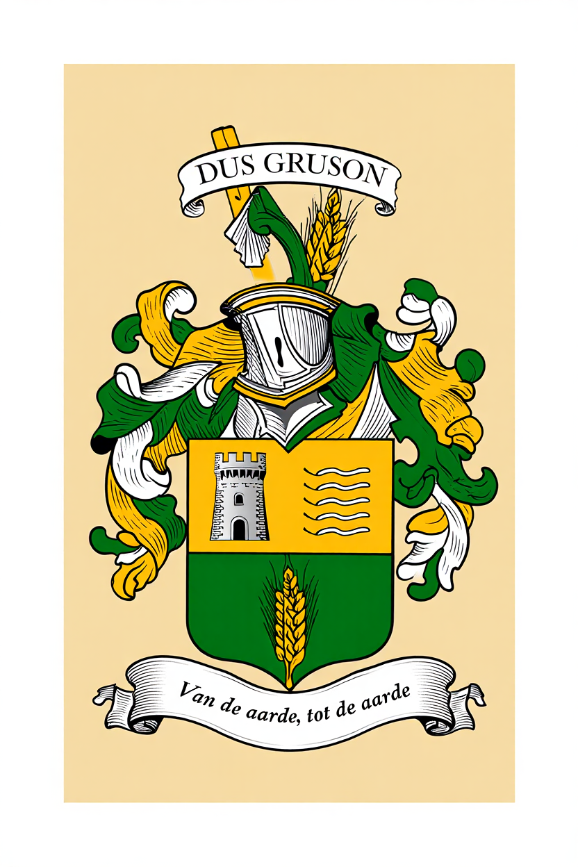 Familiewapen van de achternaam DUS GRUSON