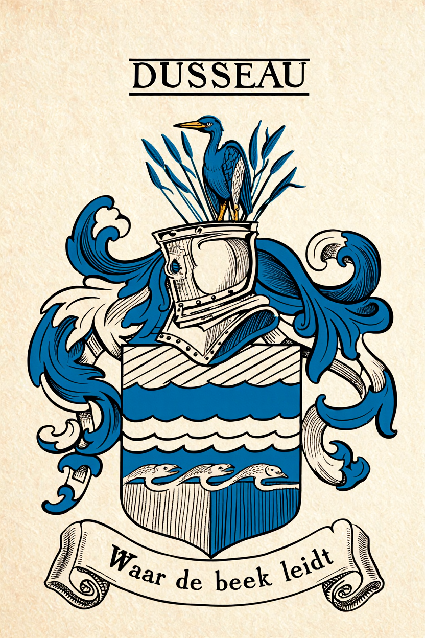 Familiewapen van de achternaam DUSSEAU