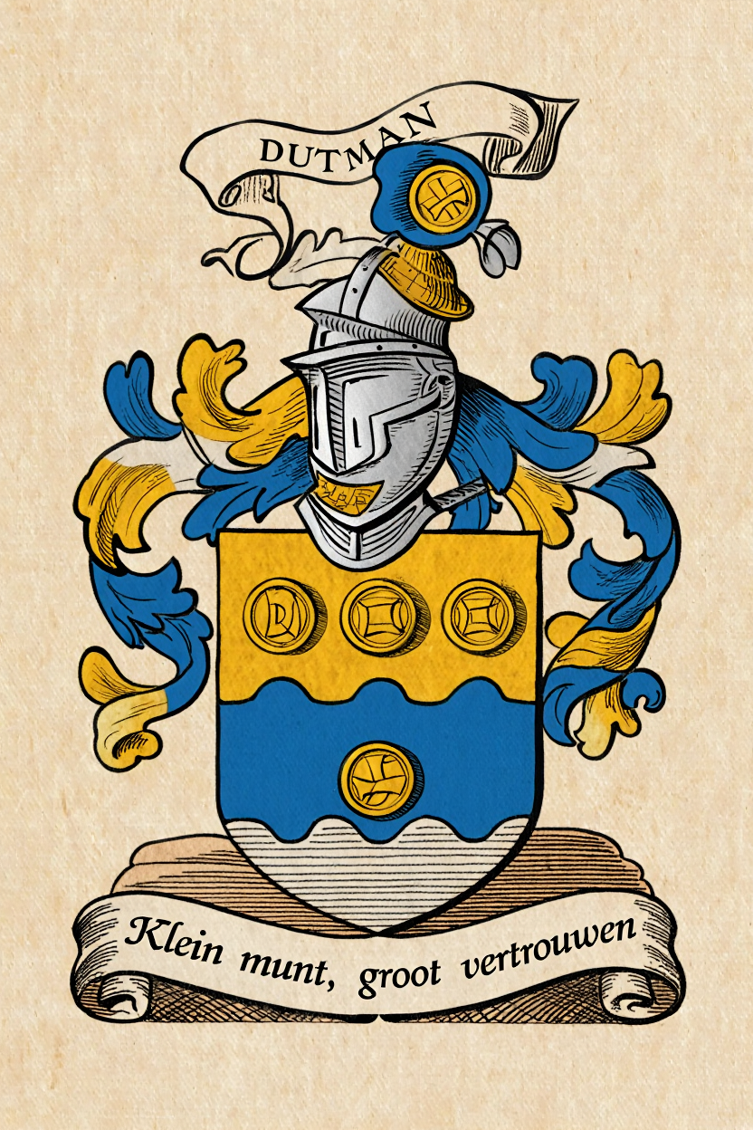 Familiewapen van de achternaam DUTMAN
