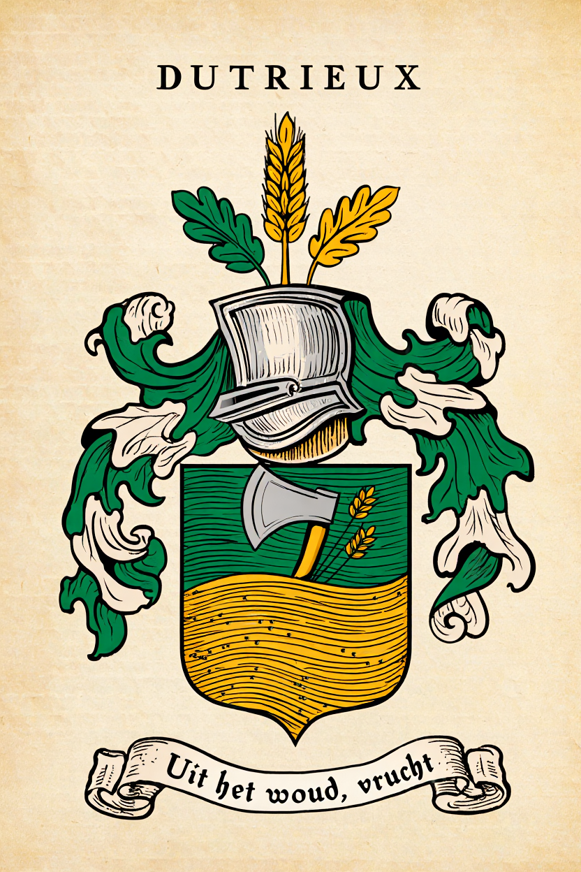 Familiewapen van de achternaam DUTRIEUX