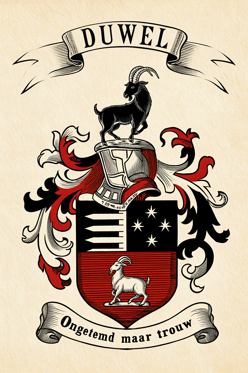 Familiewapen van de achternaam DUWEL