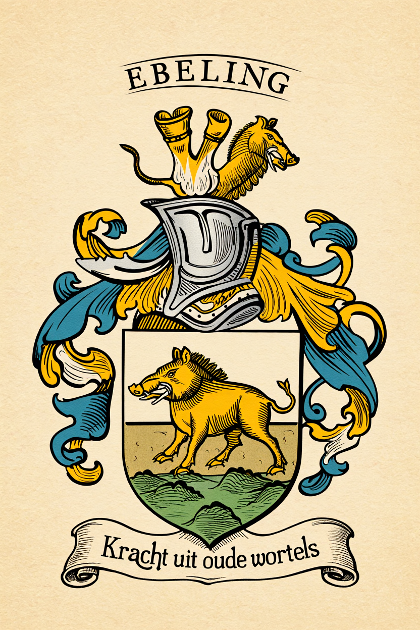 Familiewapen van de achternaam EBELING