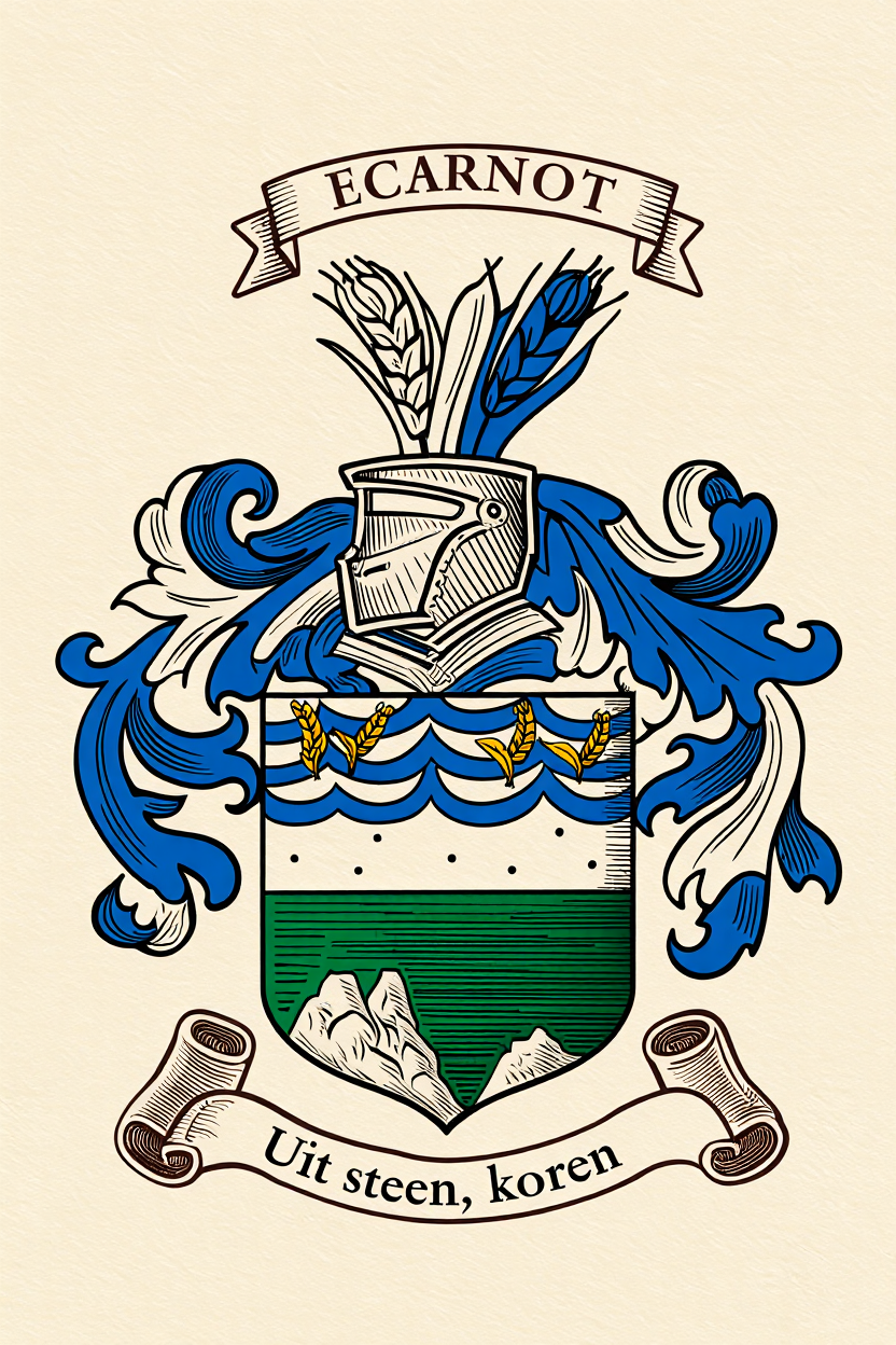 Familiewapen van de achternaam ECARNOT