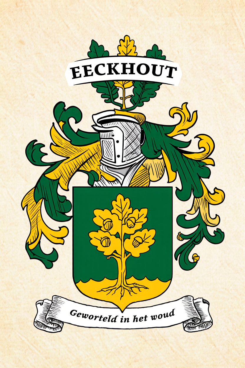 Familiewapen van de achternaam EECKHOUT