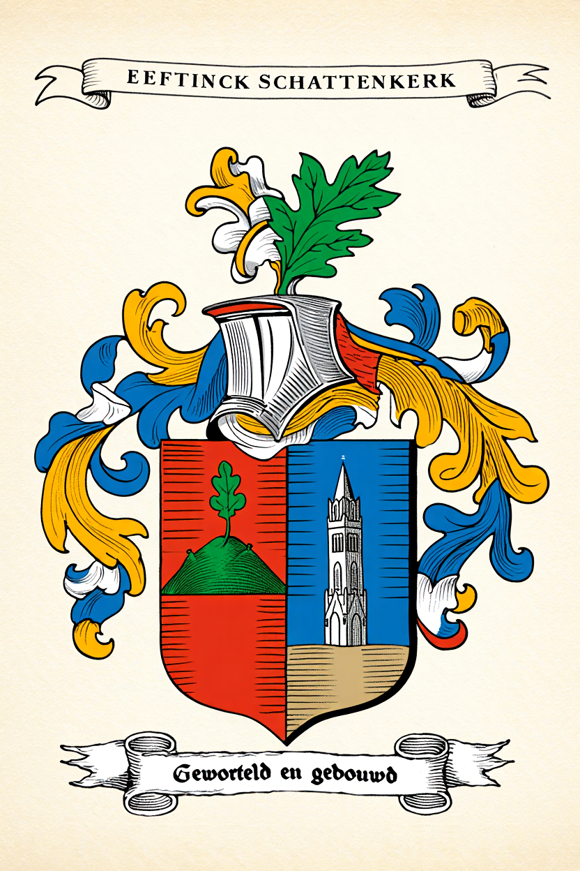 Familiewapen van de achternaam EEFTINCK SCHATTENKERK