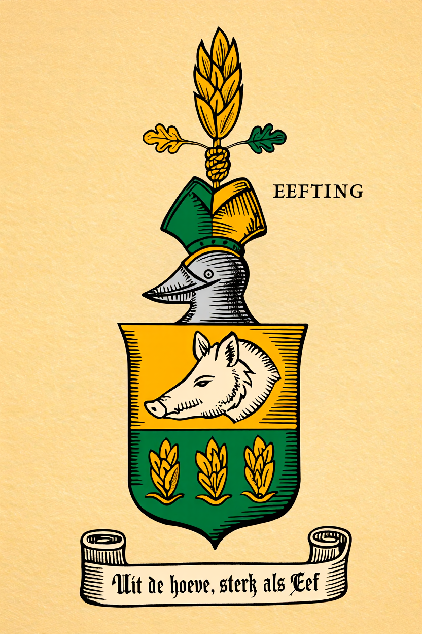 Familiewapen van de achternaam EEFTING