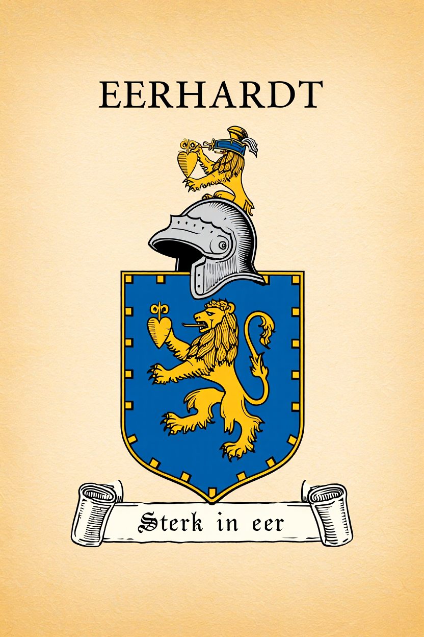 Familiewapen van de achternaam EERHARDT