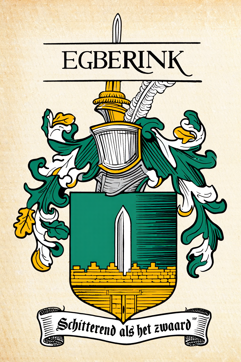 Familiewapen van de achternaam EGBERINK