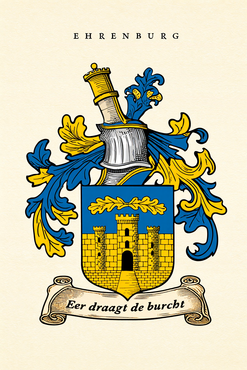 Familiewapen van de achternaam EHRENBURG