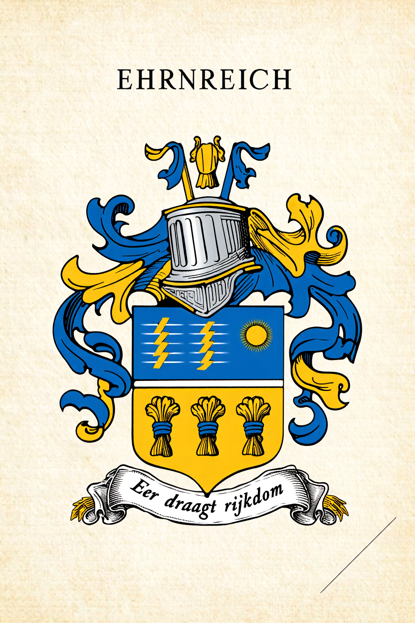 Familiewapen van de achternaam EHRNREICH