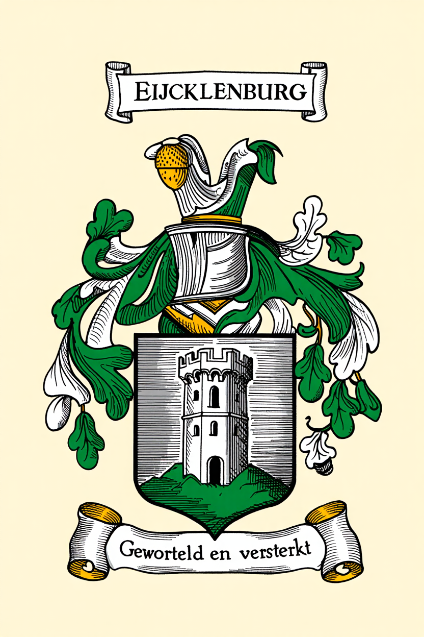 Familiewapen van de achternaam EIJCKELENBURG