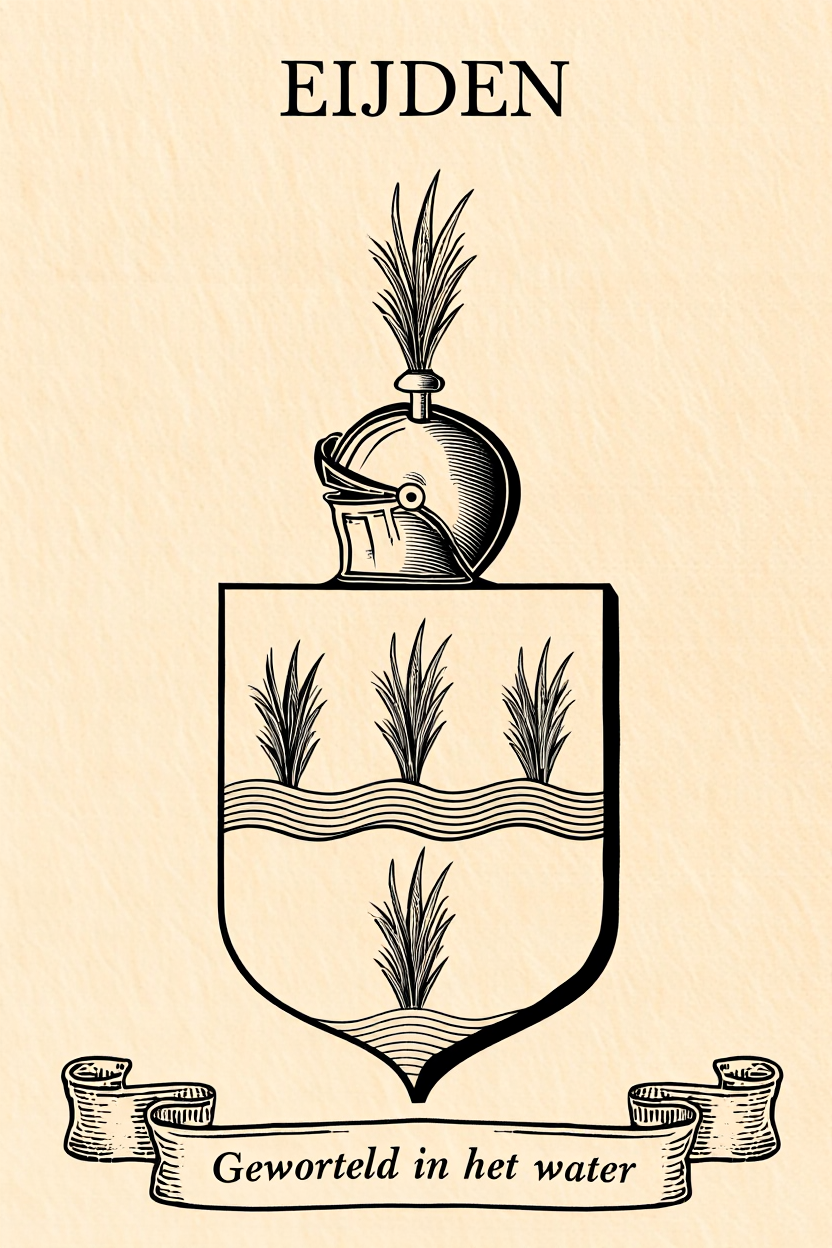 Familiewapen van de achternaam EIJDEN (vergrendeld)
