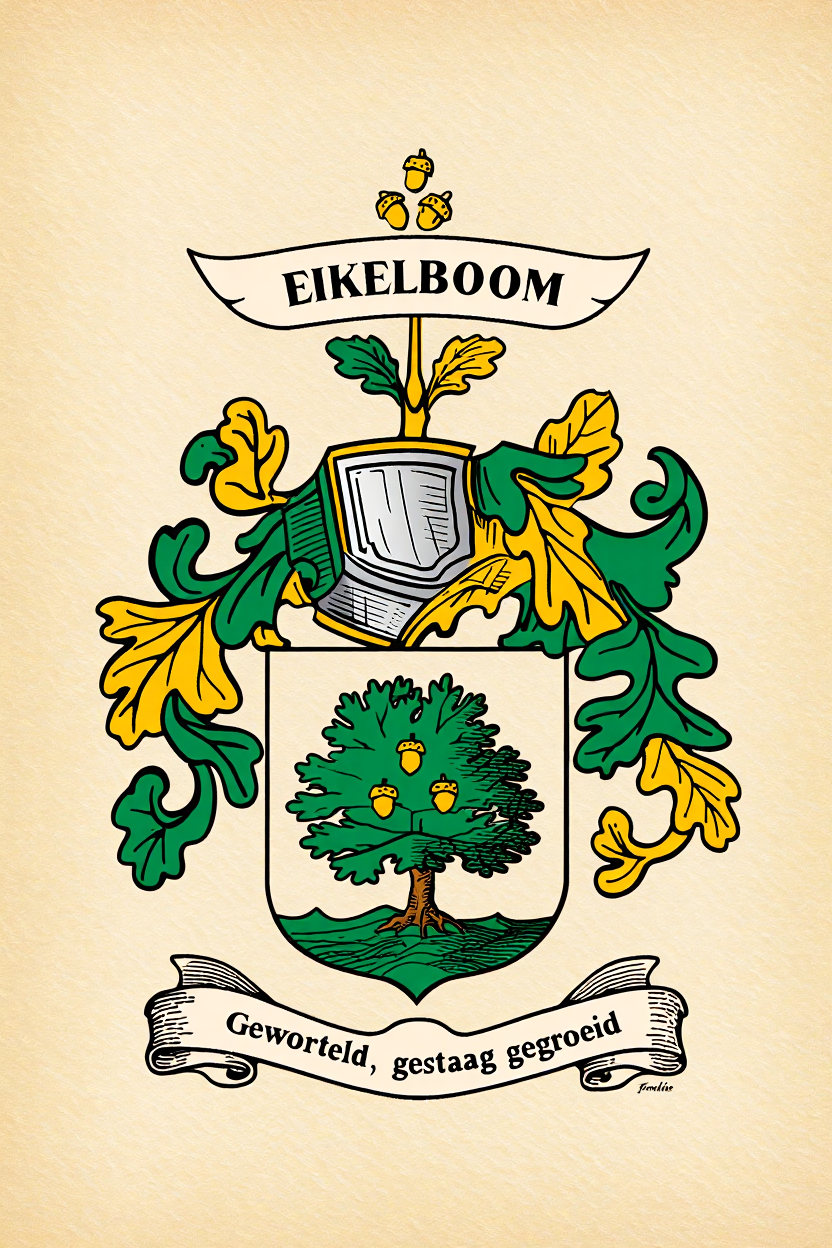 Familiewapen van de achternaam EIKELBOOM