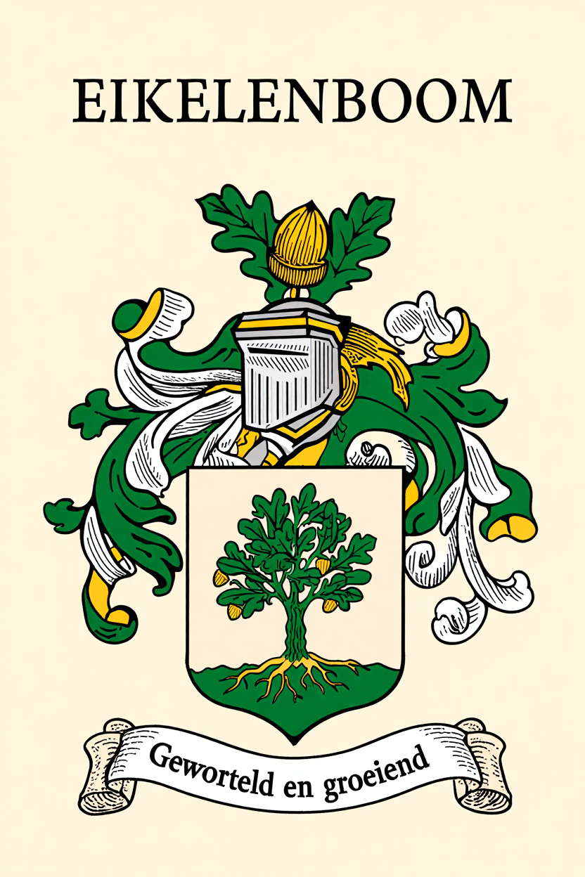 Familiewapen van de achternaam EIKELENBOOM