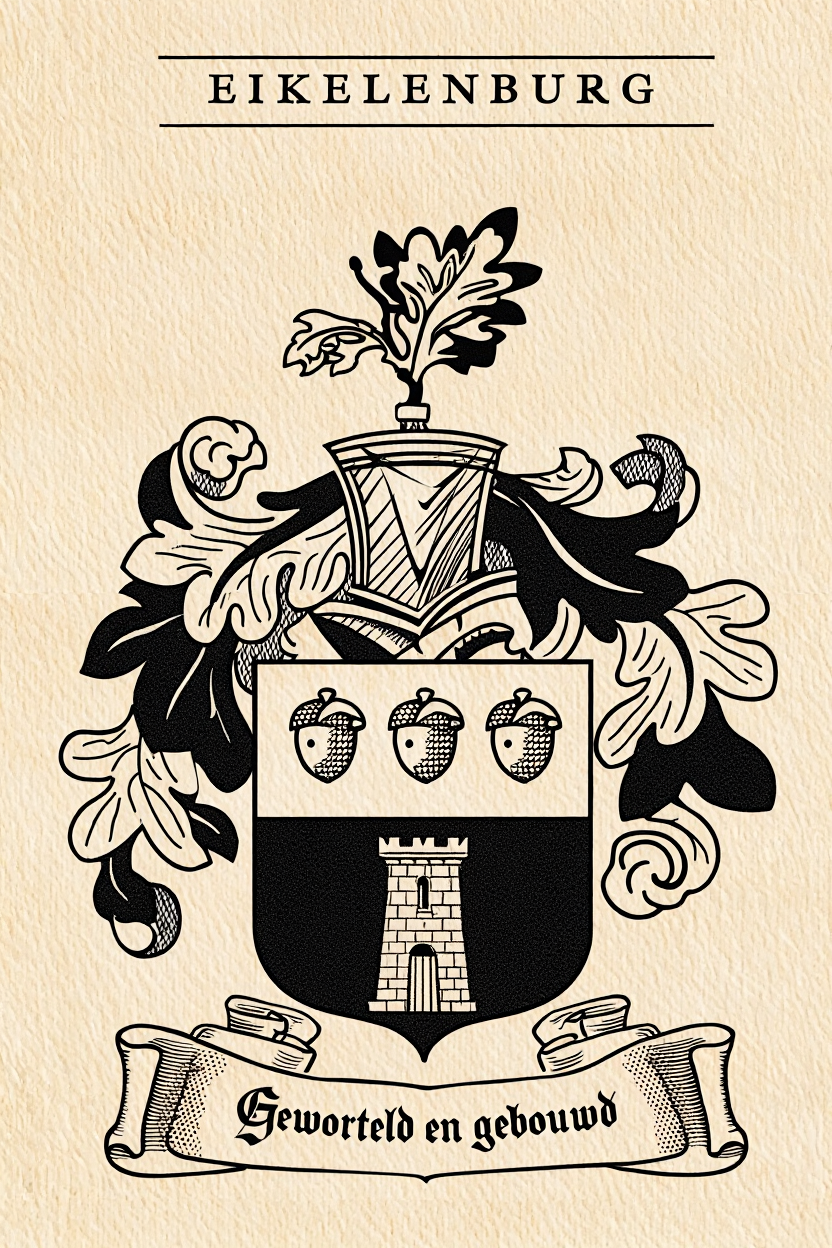 Familiewapen van de achternaam EIKELENBURG