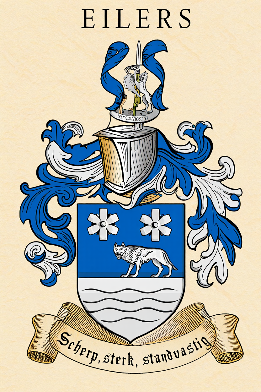 Familiewapen van de achternaam EILERS (vergrendeld)