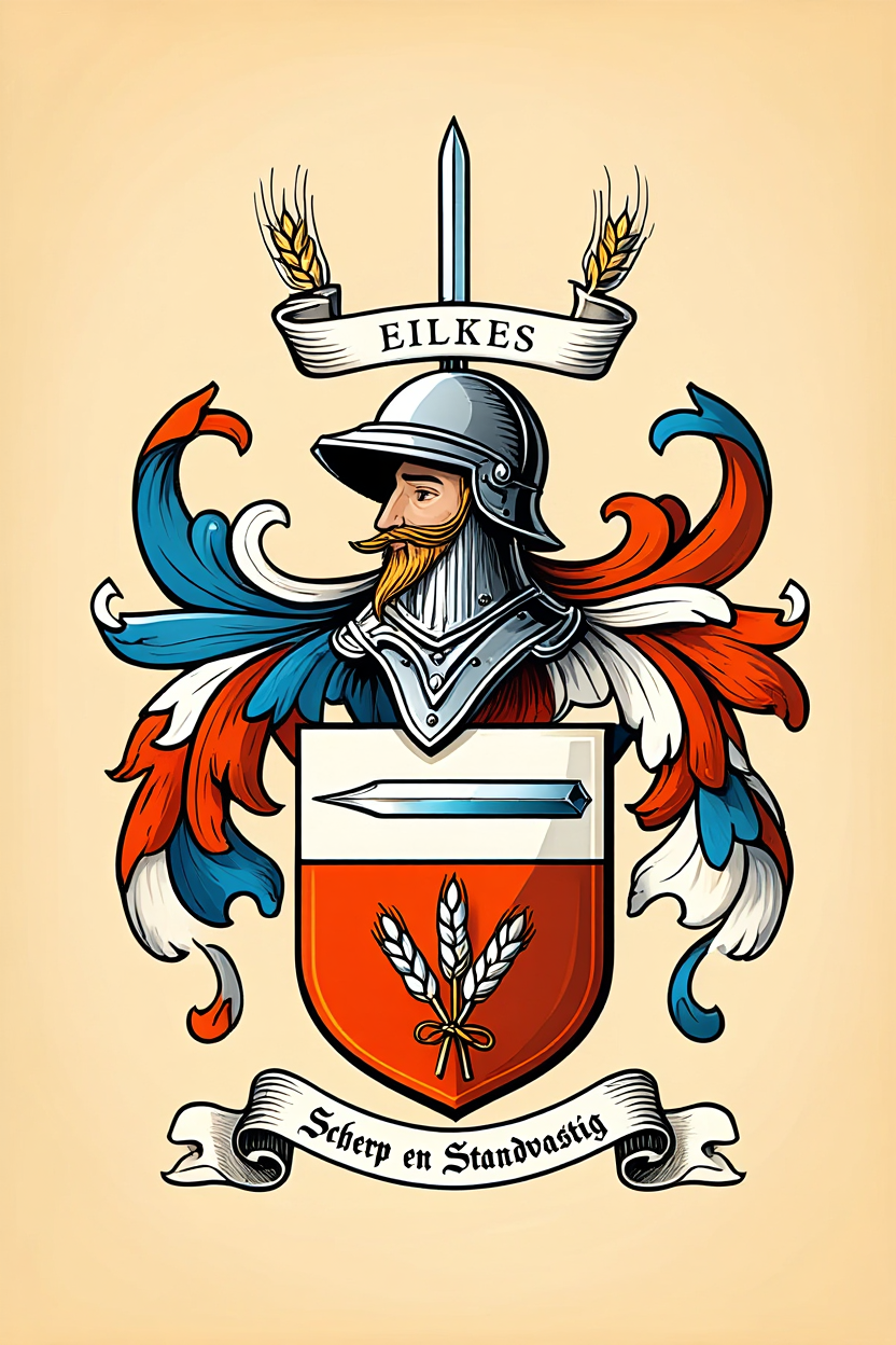 Familiewapen van de achternaam EILKES