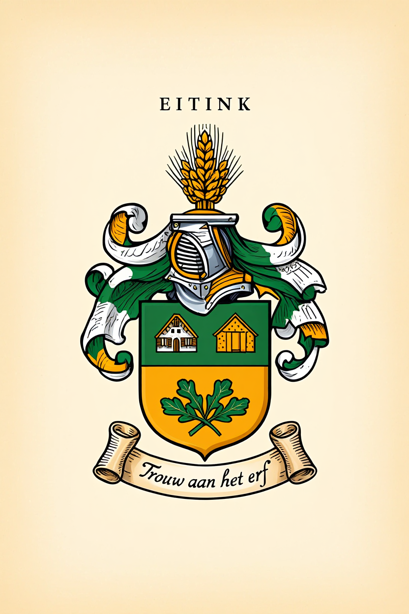 Familiewapen van de achternaam EITINK