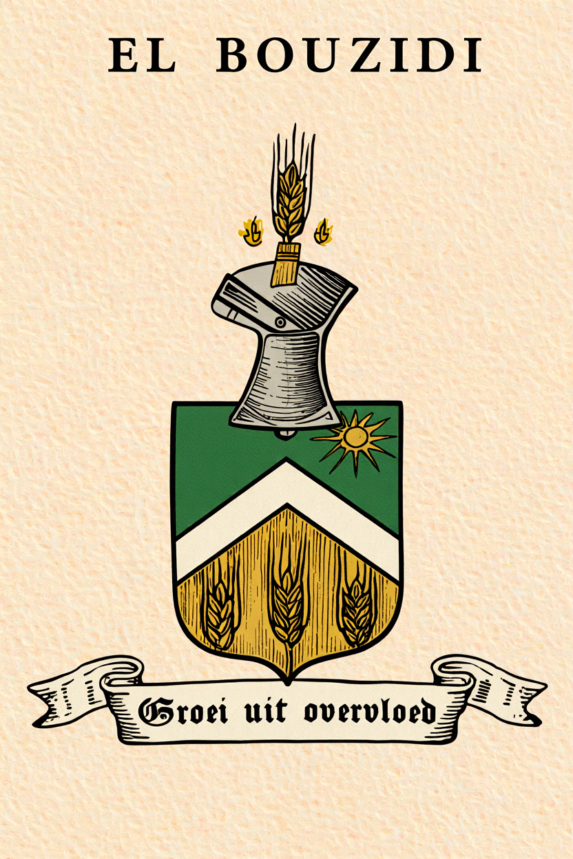 Familiewapen van de achternaam EL BOUZIDI