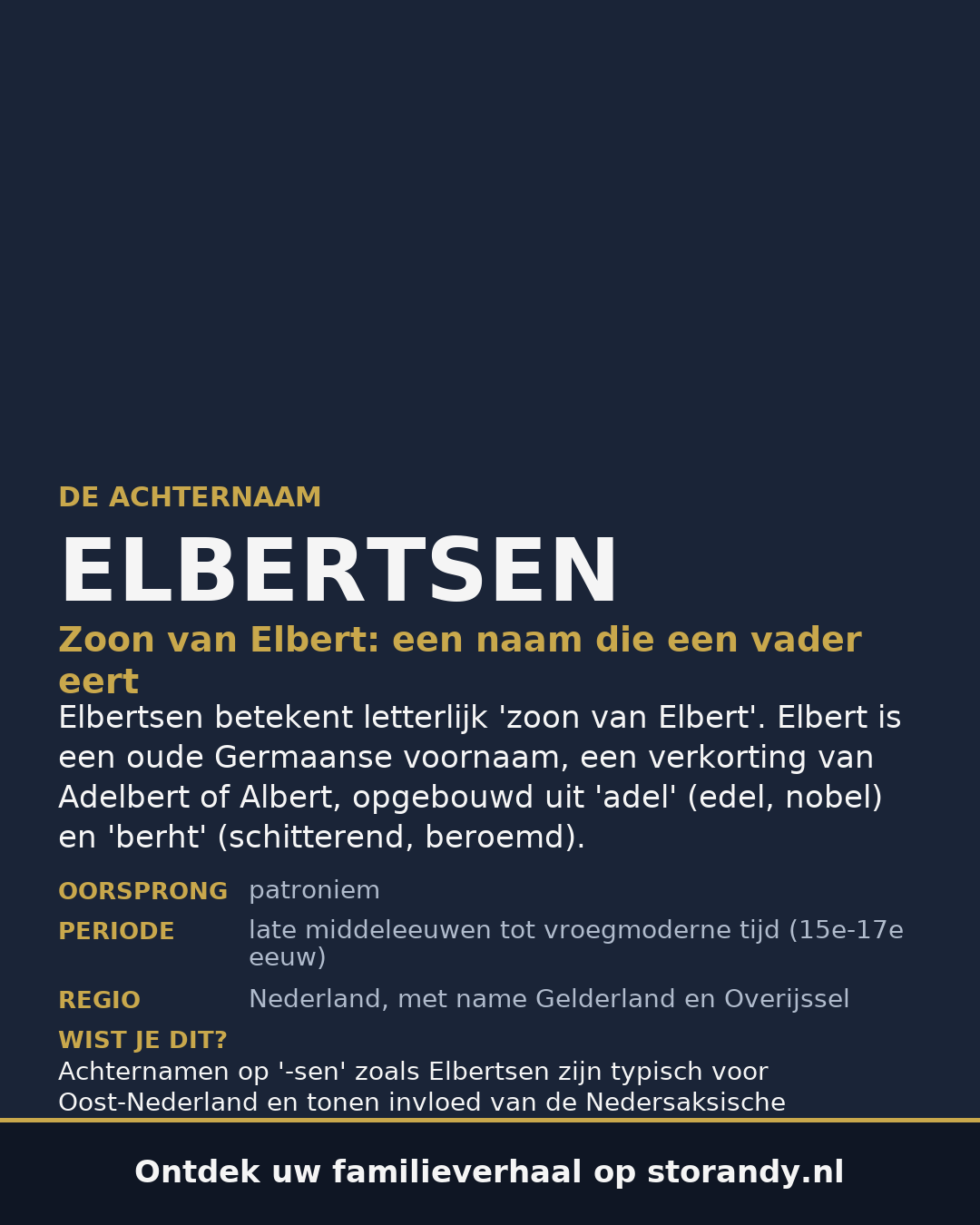 Familiewapen van de achternaam ELBERTSEN