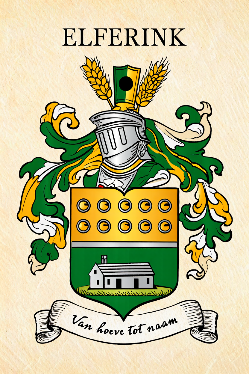 Familiewapen van de achternaam ELFERINK