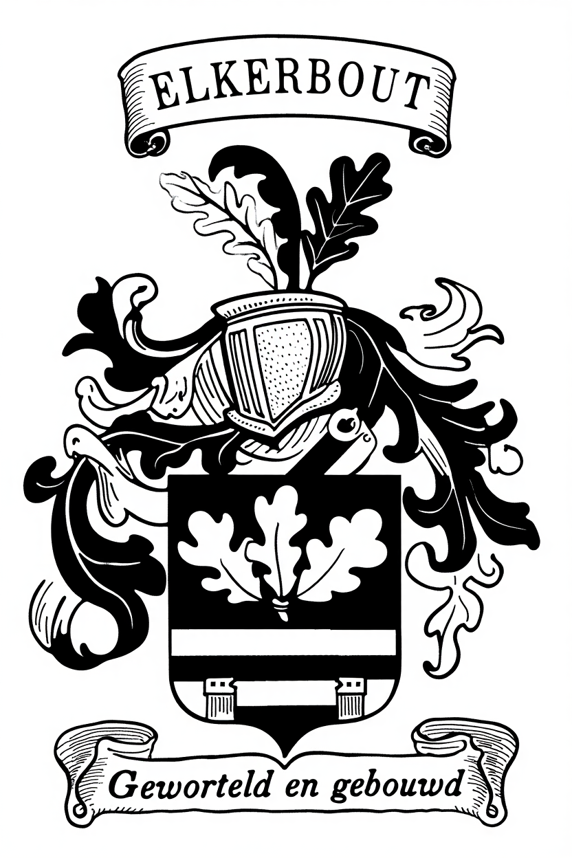 Familiewapen van de achternaam ELKERBOUT