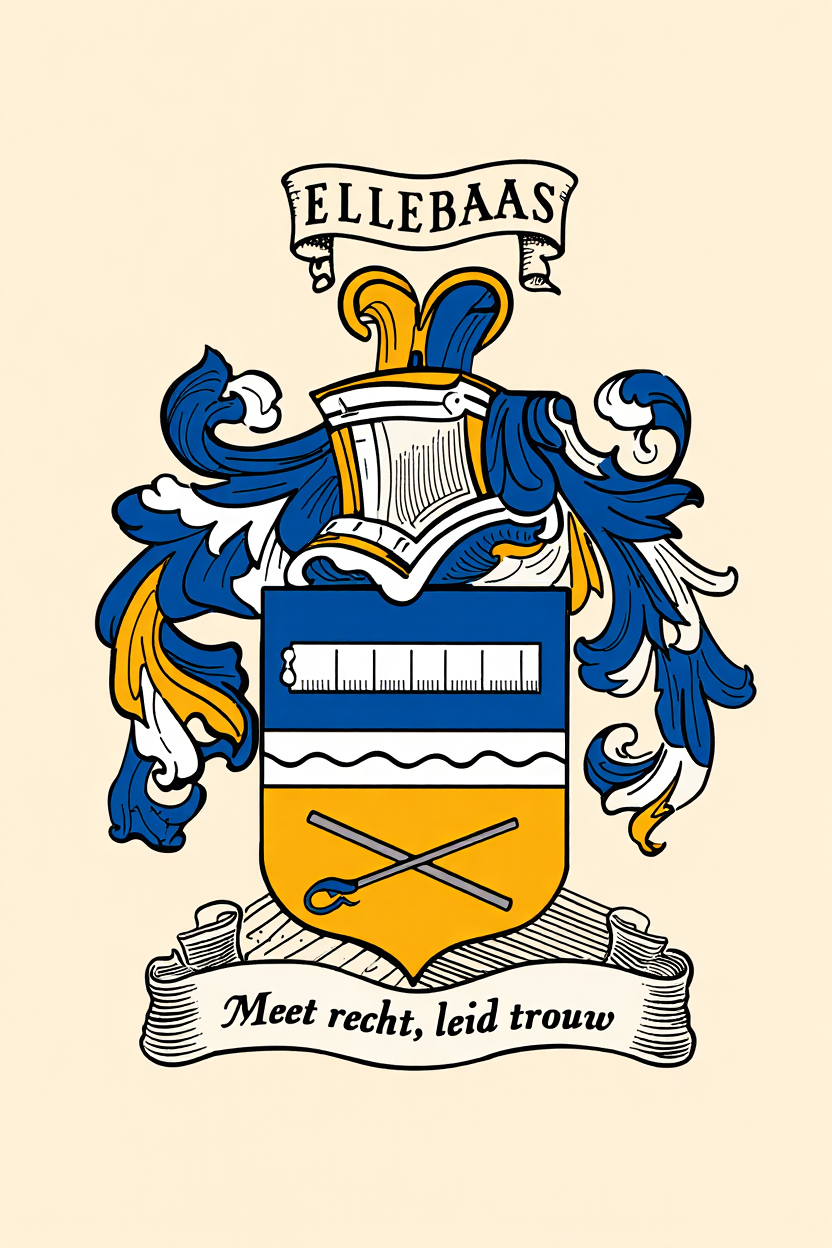 Familiewapen van de achternaam ELLEBAAS (vergrendeld)