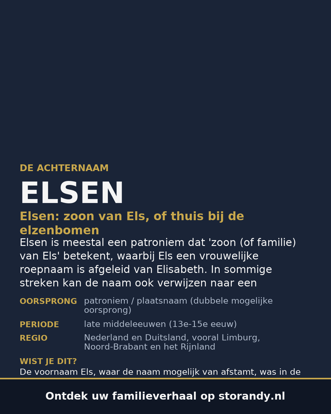 Familiewapen van de achternaam ELSEN