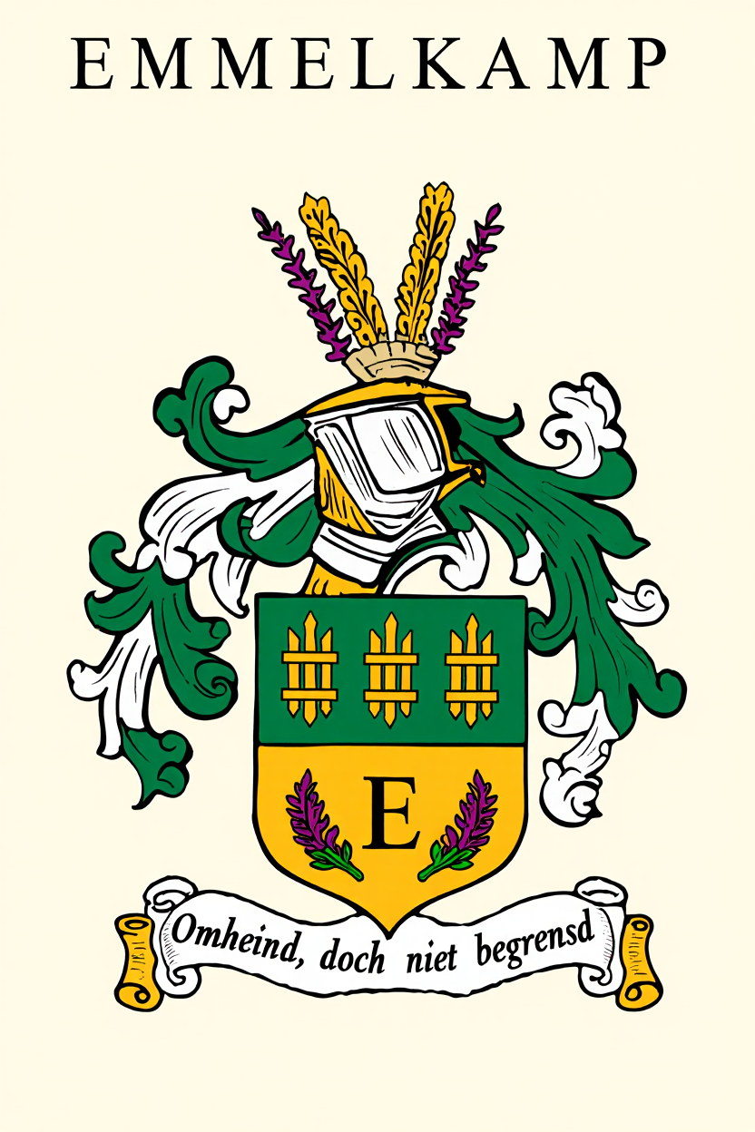 Familiewapen van de achternaam EMMELKAMP