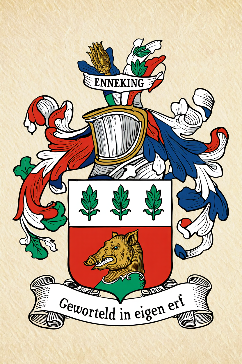 Familiewapen van de achternaam ENNEKING