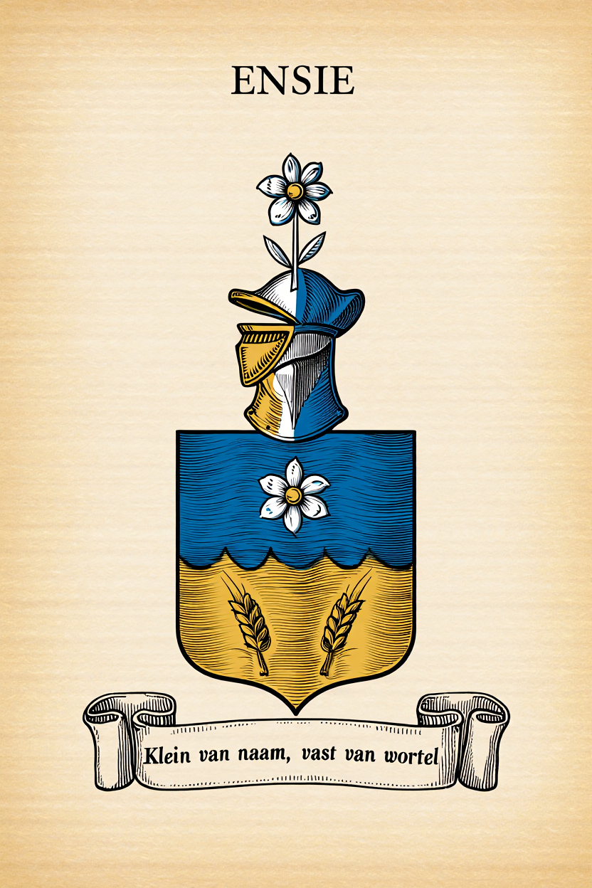 Familiewapen van de achternaam ENSIE