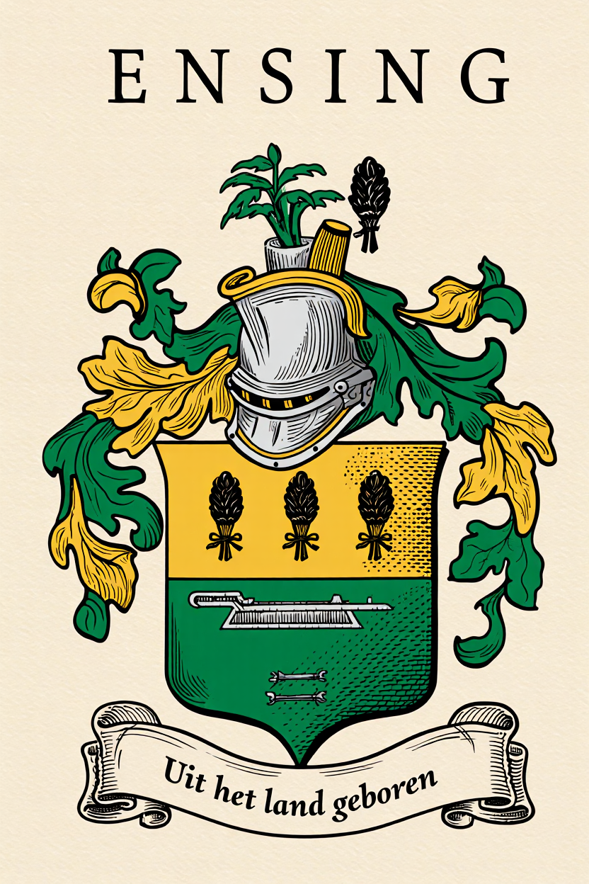 Familiewapen van de achternaam ENSING