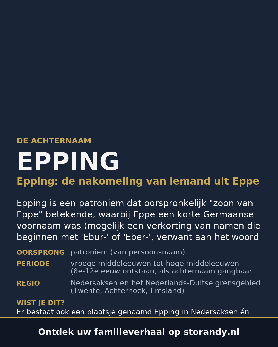 Familiewapen van de achternaam EPPING
