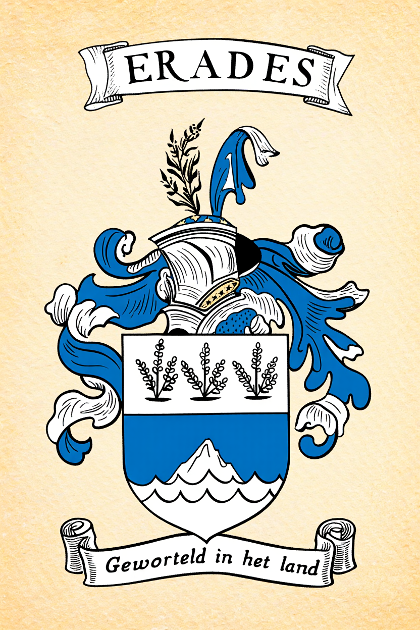 Familiewapen van de achternaam ERADES