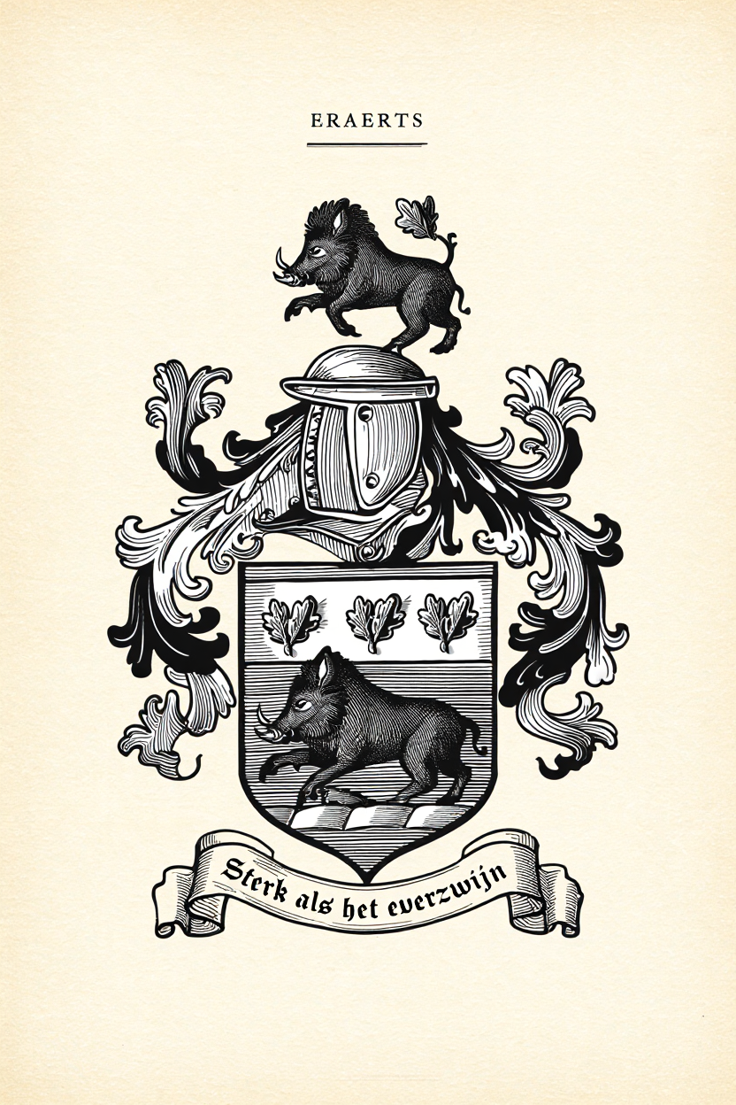 Familiewapen van de achternaam ERAERTS
