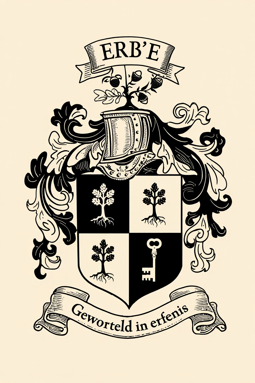 Familiewapen van de achternaam ERB'E