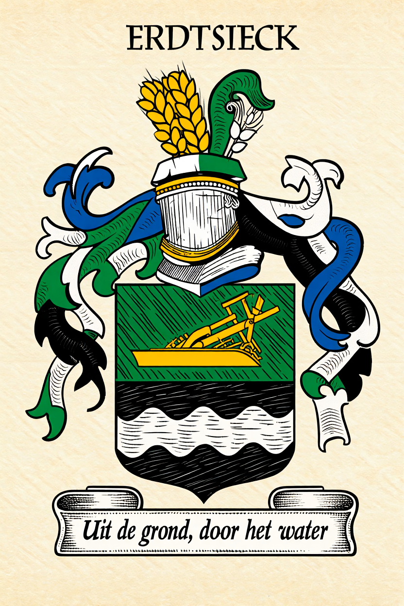 Familiewapen van de achternaam ERDTSIECK