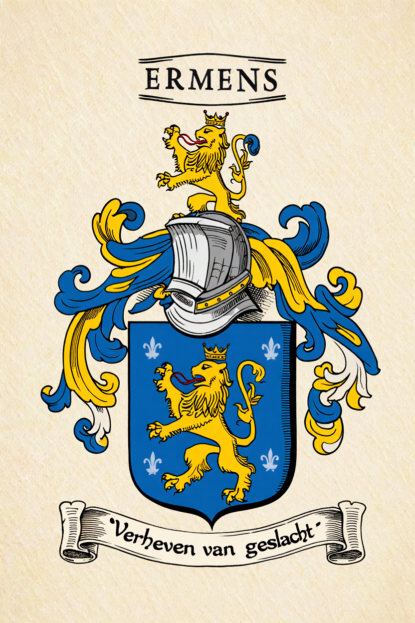 Familiewapen van de achternaam ERMENS