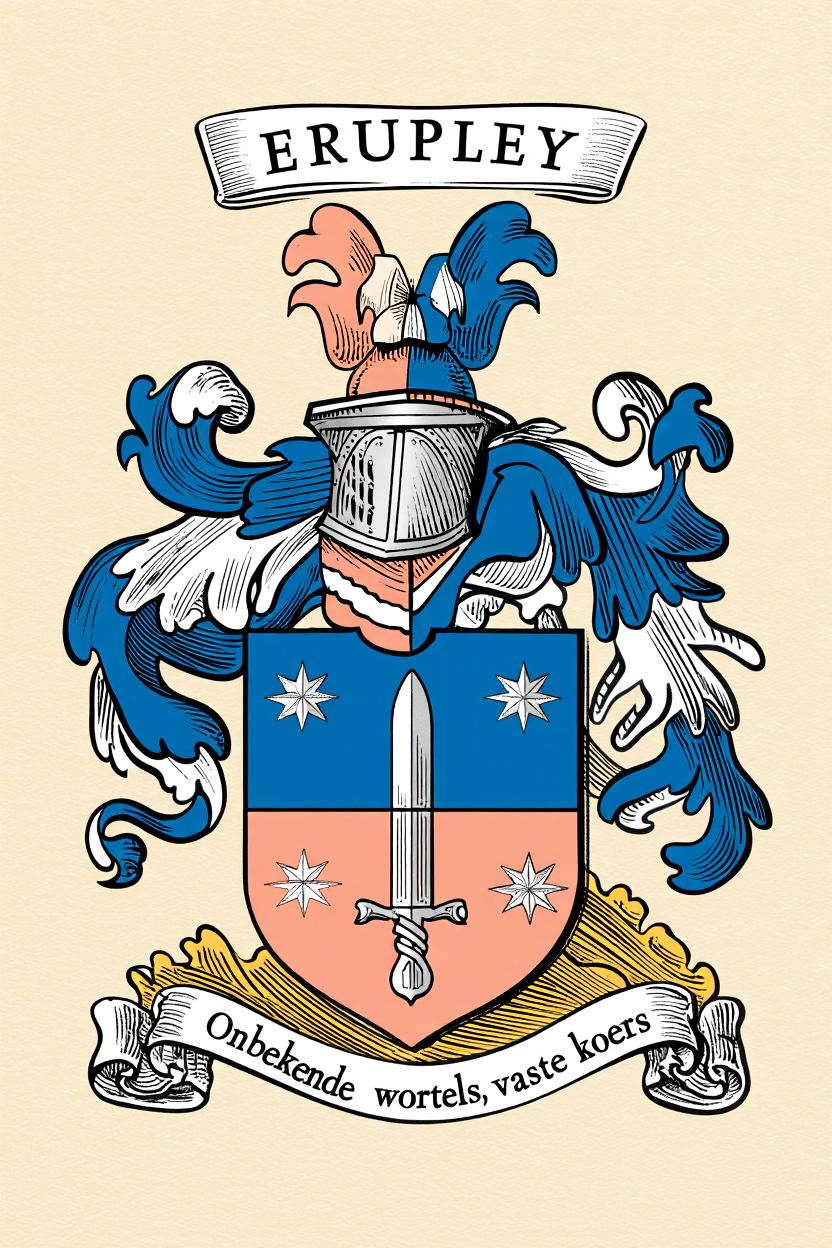 Familiewapen van de achternaam ERUPLEY