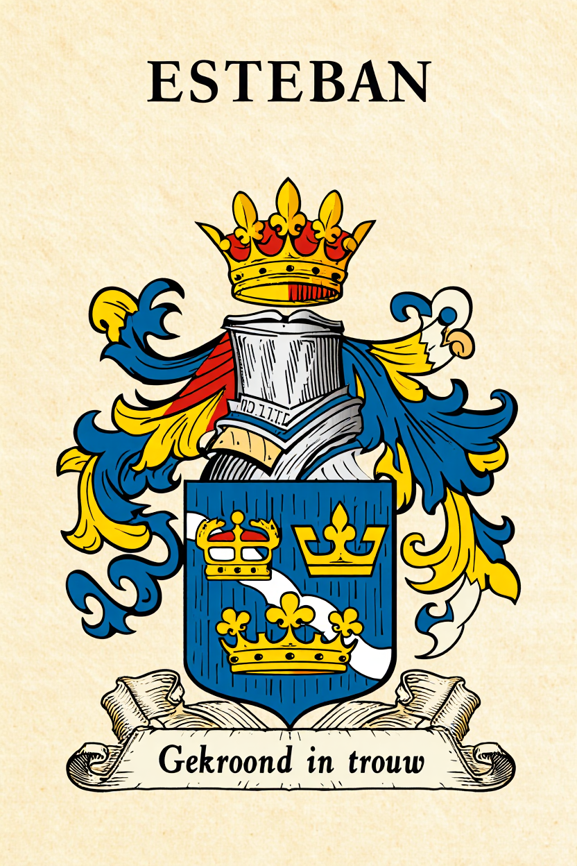 Familiewapen van de achternaam ESTEBAN