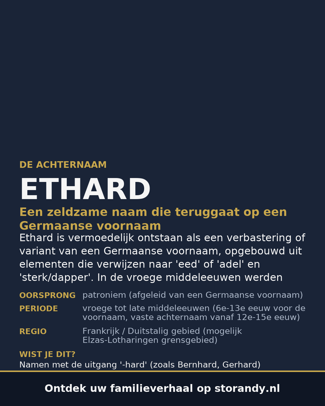 Familiewapen van de achternaam ETHARD (vergrendeld)