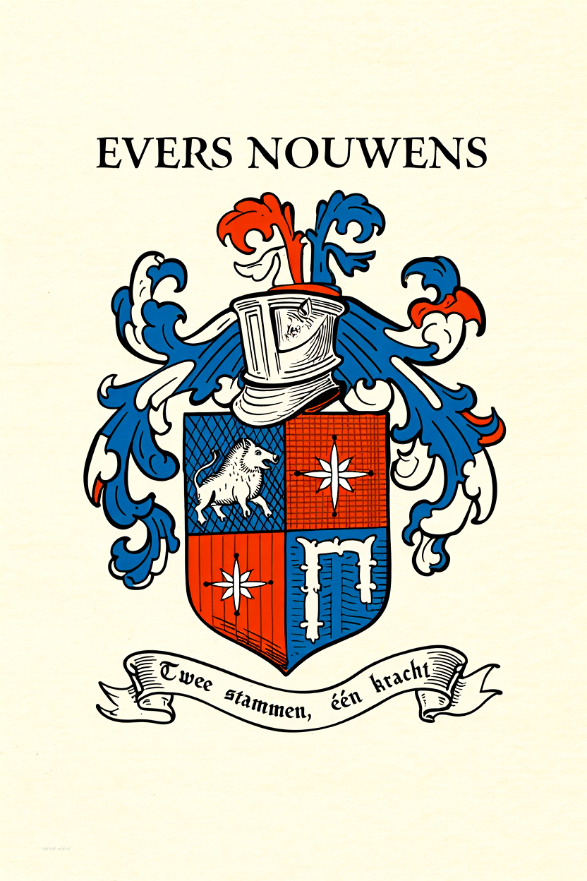 Familiewapen van de achternaam EVERS NOUWENS