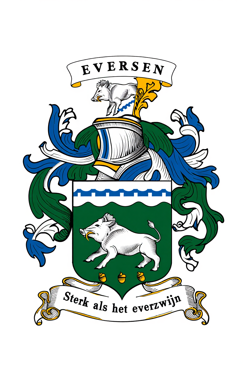 Familiewapen van de achternaam EVERSEN