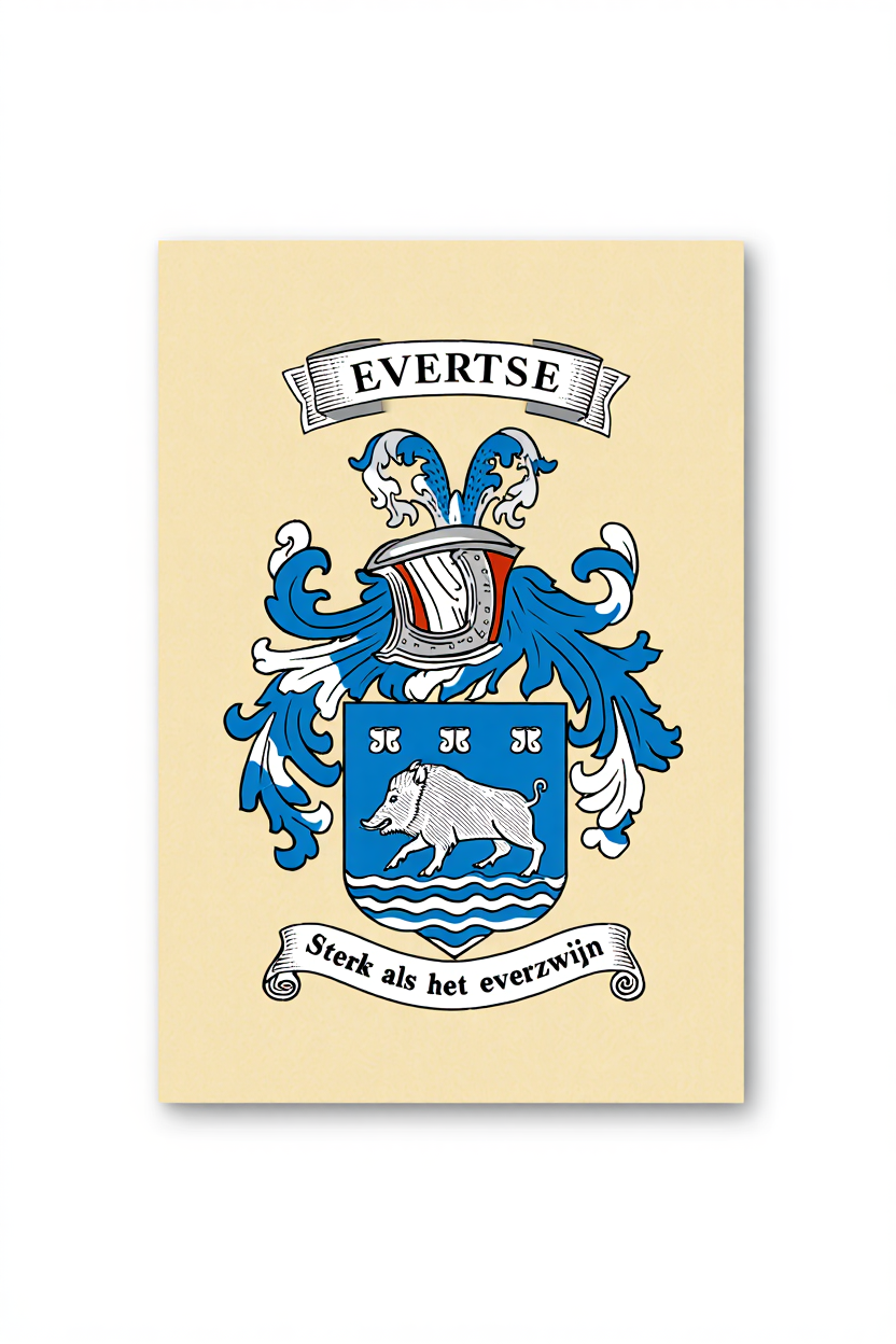 Familiewapen van de achternaam EVERTSE