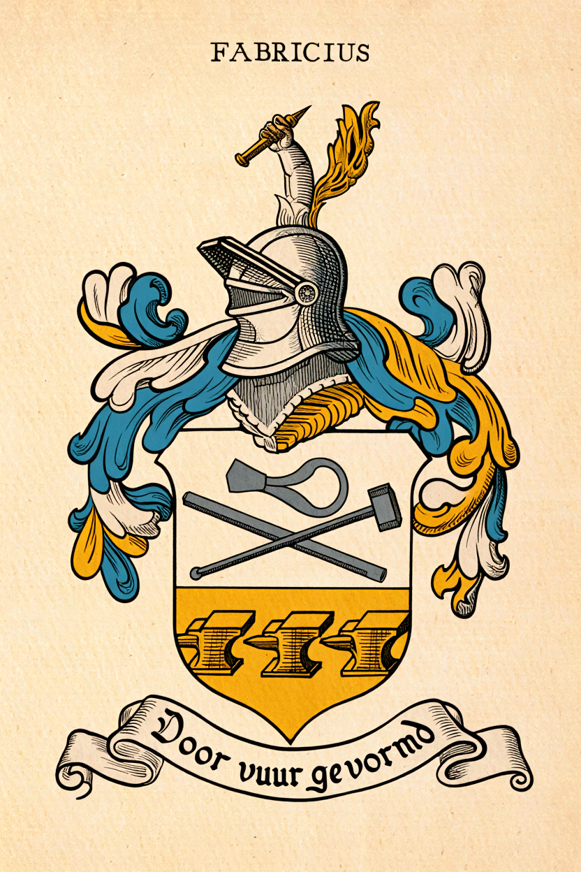 Familiewapen van de achternaam FABRICIUS