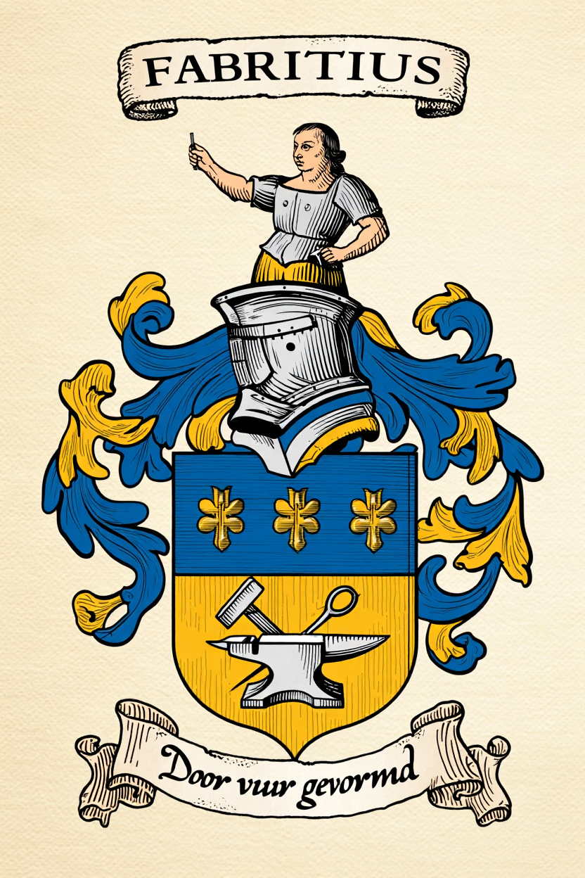 Familiewapen van de achternaam FABRITIUS