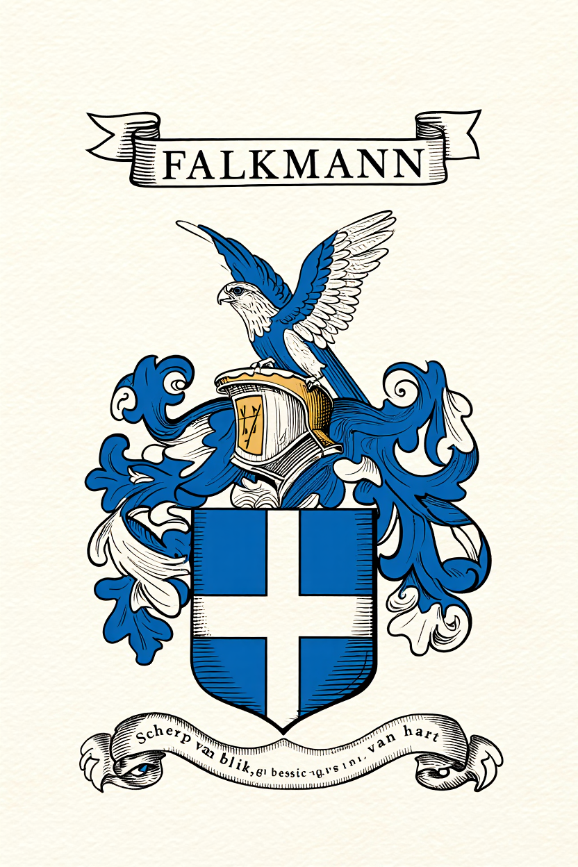 Familiewapen van de achternaam FALKMANN
